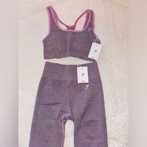 NWT Gymshark Marl Seamless Set